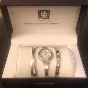Anne Klein watch and bracelets